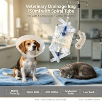 Sac de collecte 150 ml de qualité médicale pour chiens, usage vétérinaire