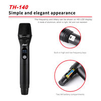 Système de microphones sans fil professionnel Système de microphone sans fil professionnel Uhf Ensemble de microphones à batterie sans fil