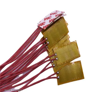 50*25mm 12v 7w 3d printer Polyimide thin Heating Element Kapton PI film Heater with adhesive