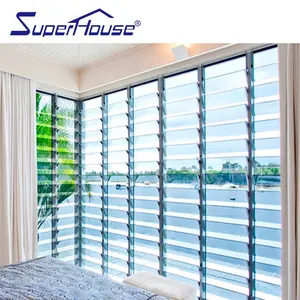 Glass Louver Aluminum Glass Louver Windows Supplier Aluminium Adjustable Louver Window For Apartment