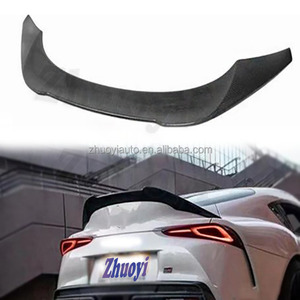 V Style voiture coffre arrière Spoiler en Fiber de carbone pour Toyota <span class=keywords><strong>Supra</strong></span> A90 A91 2023 2020 2021 <span class=keywords><strong>2022</strong></span> Boot Lip Tuning accessoire coffre aile RC - Product Image 2