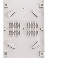 Plateau de raccordement à 24 fibres optiques en ABS noir pour cadre de distribution de fibres FTTH ODF FSP-24A