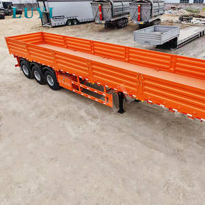 Semi-<span class=keywords><strong>remorque</strong></span> à panneaux latéraux 3 axes avec prix extrêmement réduit pour le transport de marchandises en vrac, semi-<span class=keywords><strong>remorque</strong></span> à panneaux latéraux orange - Product Image 5