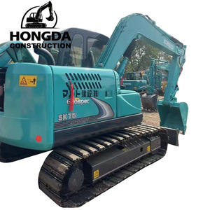 Mini pelle sur chenilles Kobelco SK 75 d'occasion à vendre haute qualité bonne performance Kobelco SK75 du Japon original bon marché - Product Image 2