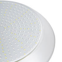 Projecteur LED PAR56 RVBW 35W à montage en surface DMX512 intelligent, résistant au chlore, en résine ABS de 220 mm pour piscine