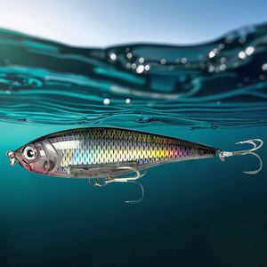 Señuelo de Pesca Tipo Lápiz de ABS de 130 mm y 48 g, Señuelos para Pesca de Lubina en Lago, Señuelos Artificiales con Anzuelos para Pesca de Fondo - Product Image 1