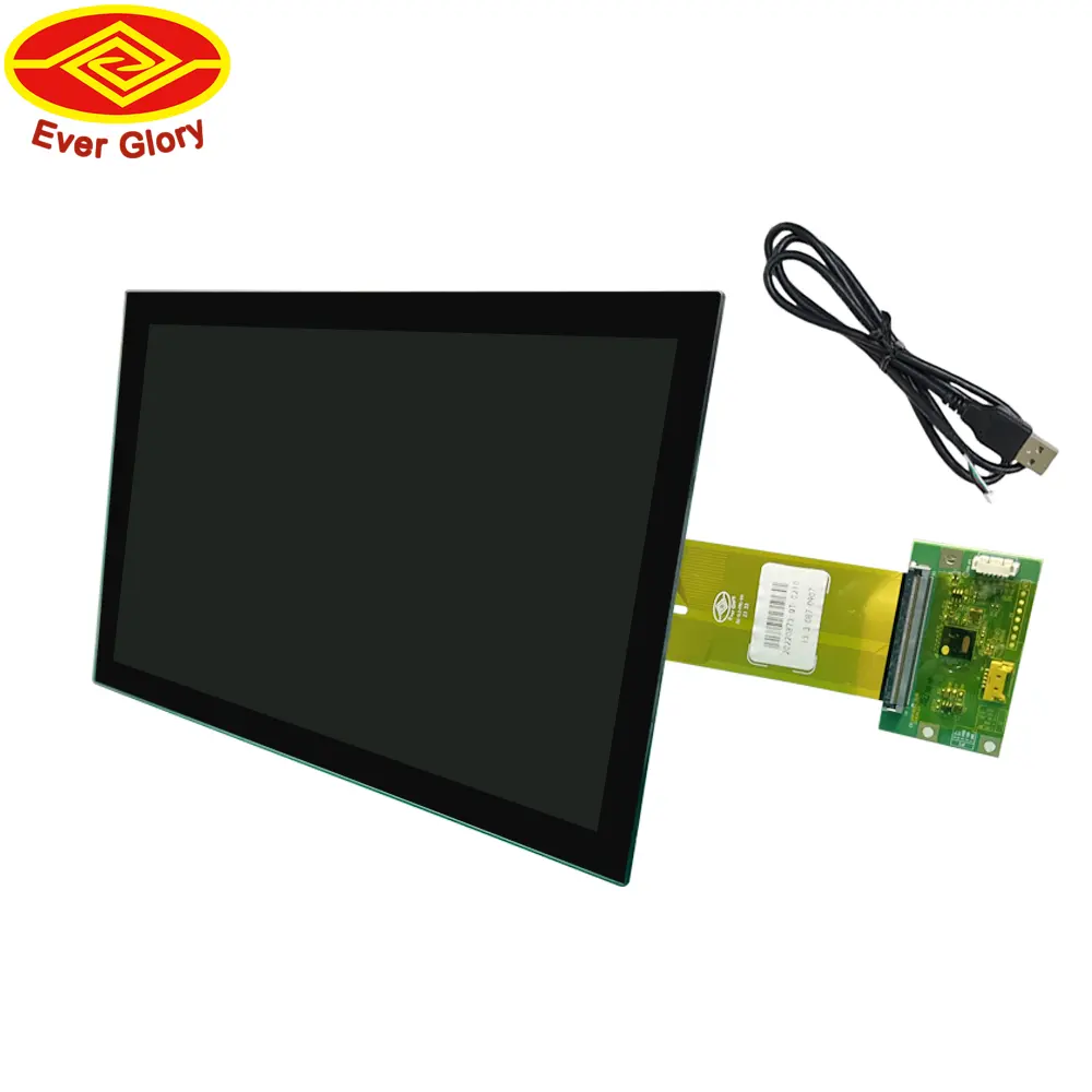 Module personnalisé de 13.3 pouces G + G Structure IP65 étanche TFT LCD PCAP Module d'affichage à écran tactile industriel capacitif