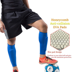 <span class=keywords><strong>Parastinchi</strong></span> di calcio di protezione regolabile all'ingrosso con maniche di compressione - Product Image 5