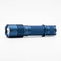 Boîtier de lampe torche en aluminium anodisé dur, usiné CNC, en aluminium 6061, avec traitement de surface moleté