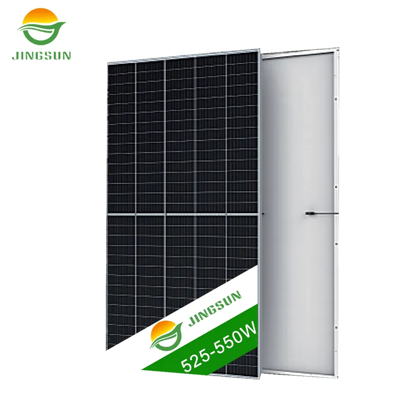 Jingsun Energía Solar 210mm Célula Solar Impermeable IP68 525W 530W 535W 540W 545W 550W Panel Solar