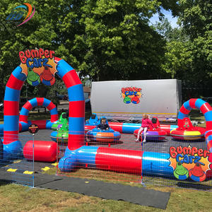 Attraction de parc d'attractions et de fête foraine : Voiture tamponneuse gonflable UFO à tir laser, zone de rotation, pour enfants, thème glace et neige - Product Image 5