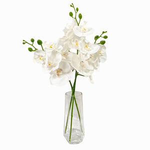 Pianta Artificiale in PE, Fiori di Orchidea Morbidi, Bonsai Decorativo all'Ingrosso per Tavolo e Casa - Product Image 1