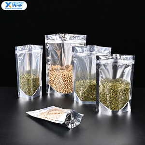 Bolsa de Embalaje de Papel de Aluminio con Cierre Transparente de un Solo Lado, a Prueba de Humedad, <span class=keywords><strong>para</strong></span> Almacenamiento de Alimentos, <span class=keywords><strong>para</strong></span> Galletas Secas Horneadas - Product Image 4