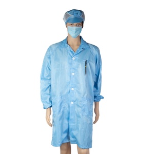 Wasch barer anti statischer Anzug ESD Weißes Kleid Anti statische Arbeits kleidung Reinraum ESD Kittel - Product Image 3