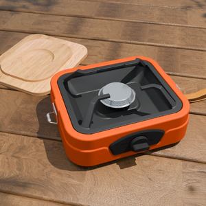 Stufa a Gas portatile ad alta potenza in acciaio campeggio Premium avventura all'aperto per piccole feste di 5 persone risolve i problemi alimentari