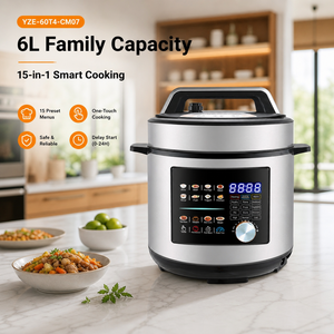 <span class=keywords><strong>Olla</strong></span> Arrocera de Diseño Innovador, <span class=keywords><strong>Olla</strong></span> <span class=keywords><strong>a</strong></span> <span class=keywords><strong>Presión</strong></span> Eléctrica de 6 Litros, <span class=keywords><strong>Olla</strong></span> Multiusos 12 en <span class=keywords><strong>1</strong></span>, Pequeños Electrodomésticos de Cocina - Product Image 2