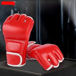 ถุงมือชก<span class=keywords><strong>มวย</strong></span>สำหรับผู้ใหญ่และเด็ก ฝึกซ้อมซานด้า MMA <span class=keywords><strong>มวย</strong></span>ไทย ถุงมือครึ่งนิ้วสำหรับผู้ชายและผู้หญิง - Product Image 2