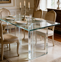 Table basse moderne et unique en acrylique, style Ghost, transparente, multi-usage, fabriquée en Chine, vente chaude