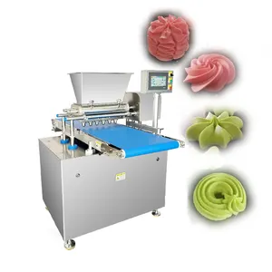Máquina de produção de biscoitos automáticos, linha de produção, máquina francesa de processamento de cookies e abacaxi com proteína