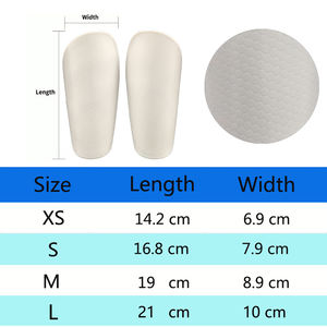 OEM design universale a nido d'ape in plastica bianca da calcio shinguard sublimazione sport di calcio <span class=keywords><strong>parastinchi</strong></span> per gli studenti atletici - Product Image 3