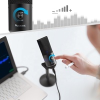 Fifine-Microphone à Streaming de haute qualité, avec supports de bureau détachables pour PC, pour Podcast