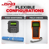 Débitmètre ultrasonique portable JSHQ pour eau, huile et liquides, DN15 DN6000, à fixation par pince, RS485, 4-20mA, M-BUS, relais, IP68