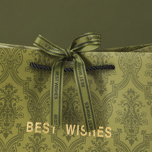 Sac en papier laminé personnalisé de haute qualité, <span class=keywords><strong>prix</strong></span> abordable, respectueux de l'environnement, avec logo imprimé en offset, promotionnel - Product Image 2