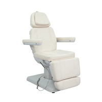 Nouveau design de mobilier de salon de beauté, table de massage blanche, lit moderne de luxe à 3 moteurs, lit médical pour clinique, lit de spa cosmétique pour le visage