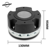 Haut-parleur à compression néodyme HND34-74 220W RMS, 108dB, 8 ohms, 800Hz-20kHz, avec bobine plate en titane CCAR, fixation par boulons, 440W