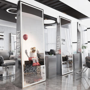 Miroir de salon de coiffure <span class=keywords><strong>double</strong></span> face de luxe moderne, design de vente en gros d'usine - Product Image 6