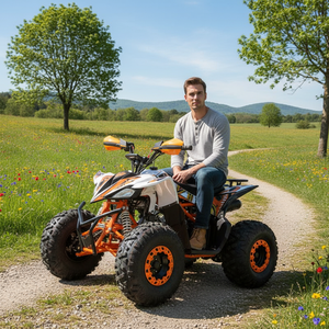Moto à essence tout-terrain à quatre roues, vélo de plage à transmission par chaîne - Product Image 1