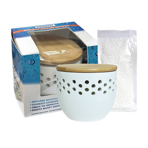 Déshumidificateur portable au chlorure de calcium avec bol décoratif, absorbeur d'humidité pour fenêtres, anti-humidité, marque ILOVE <span class=keywords><strong>NUMBERONE</strong></span> - Product Image 3