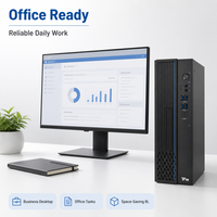 Zhaoxin KX U6780A 8 Core 2.7GHz Desktop Kantor yang Dapat Disesuaikan 16GB RAM 512GB NVME SSD 8L Casing Kompak Paket Lengkap Monitor