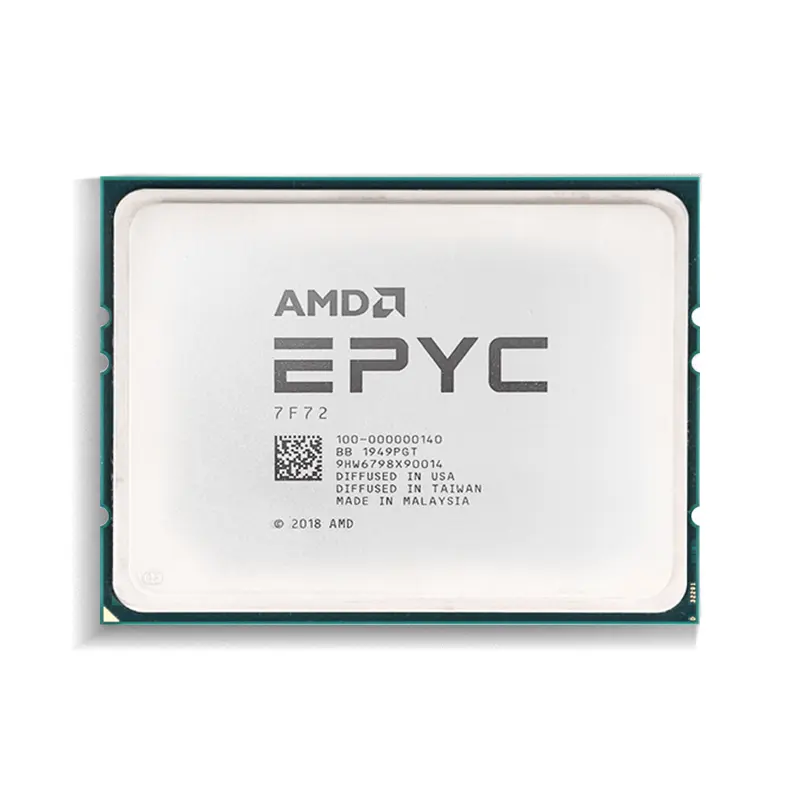CPU AMD 7702 7F52 7H12 7742 7402 7F32 7282 etc. Unité de traitement du serveur EPYC
