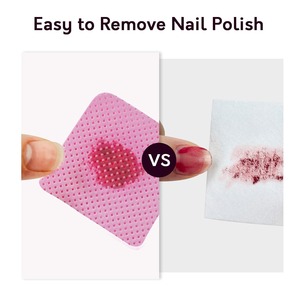 Nail <b>Pad</b> Disposable Makeup Remover <b>Pads</b> Lint-Free Cotton Wipes for Nail <b>Polish</b> Eyelash Glue Manicure Cleaning Soft Gentle - Product Image 5