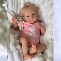 Haute 18 pouces pleurer bébé africain Silicone corps entier vrais vêtements réalistes Reborn poupées pour enfant filles jouets