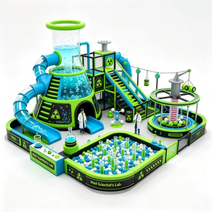 Nouvelle <span class=keywords><strong>aire</strong></span> <span class=keywords><strong>de</strong></span> <span class=keywords><strong>jeux</strong></span> intérieure sur le thème du château <span class=keywords><strong>de</strong></span> bonbons pour usage scolaire, <span class=keywords><strong>en</strong></span> <span class=keywords><strong>bois</strong></span>, acier et PVC, capacité maximale, livraison rapide - Product Image 2