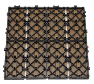 Carreaux de terrasse en bois composite imperméable à l'eau pour balcon, terrasse en bois composite pour extérieur, base en plastique pour bricolage - Product Image 2