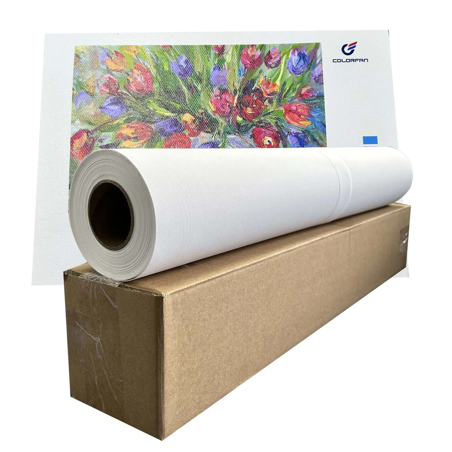 Color fan Poly cotton Canvas Roll zum Drucken von hochwertigen profession ellen 380g Custom ized Blank Canvas