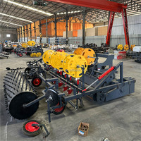 Nouvelle machine de plantation tout-en-un pour ail et oignon avec perforation de film et paillage intégré