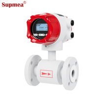 Alat Ukur Aliran Air Magnetik Ce ATEX Rs485 Liquid 220V 4-20ma Ss316l Tipe Terpisah Elektromagnetik