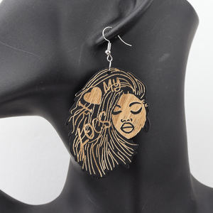 Moda I <span class=keywords><strong>Love</strong></span> My Locs Pendientes - Product Image 2