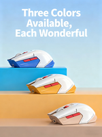 Souris ergonomique sans fil personnalisable Affichage de la batterie en temps réel 500mAh Rechargeable 2.4Ghz BT4.0/5.0 1600dpi Souris de jeu OEM