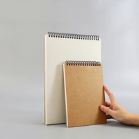 Carnet de croquis A4/A5/A6 pour peinture artistique, carnet professionnel à spirale pour aquarelle, bloc de dessin à 30 feuilles de papier épais vierge