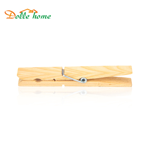 Pinces à linge en bois naturel bon marché pinces à bois suspendues coupe-vent - Product Image 5