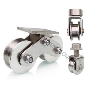 Structure cylindrique à une rangée de roulement à rouleaux de convoyeur de <span class=keywords><strong>rail</strong></span> de la rainure en H de l'acier inoxydable 304 <span class=keywords><strong>pour</strong></span> des applications de machines - Product Image 2
