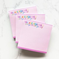 Notes autocollantes esthétiques Bloc-notes en chocolat Bloc-notes avec logo Accessoires de papeterie Ensemble personnalisé Bloc-notes pour chat