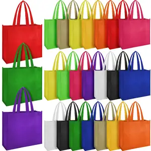 Eco-Vriendelijke Pp Shopping Bagnon Geweven Draagtas Recyclebare Niet-Geweven Tas Voor Reclame