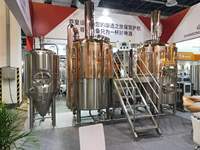 Équipement de brasserie commerciale, demi-enveloppe en cuivre rouge de 1500l
