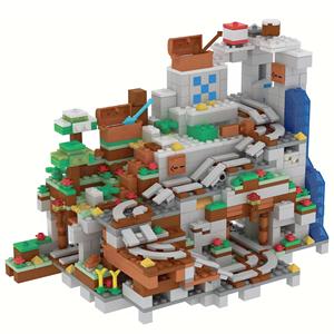 Bloques de Construcción ABS DIY My World, Juego de Mesa de <span class=keywords><strong>Golem</strong></span> de Hierro y Casa del Árbol, Juguete Educativo, Adorno de Escritorio para Cumpleaños y Navidad - Product Image 6